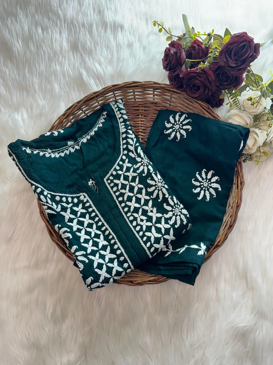 Rayon Kurti Plazo set