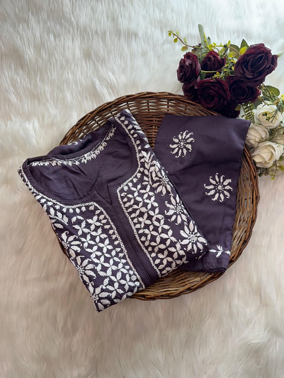 Rayon Kurti Plazo set