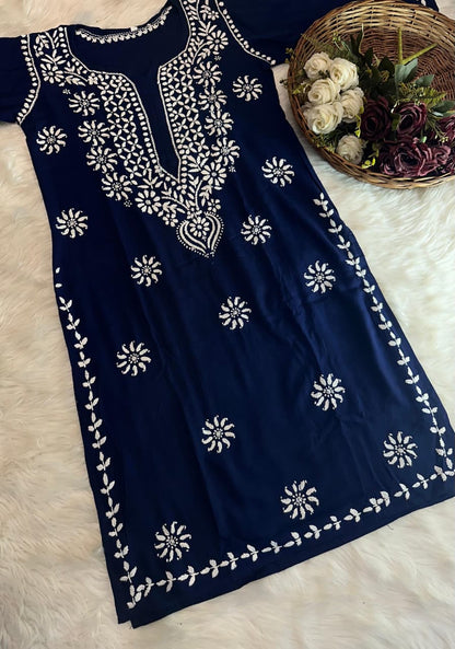 Rayon Kurti Plazo set