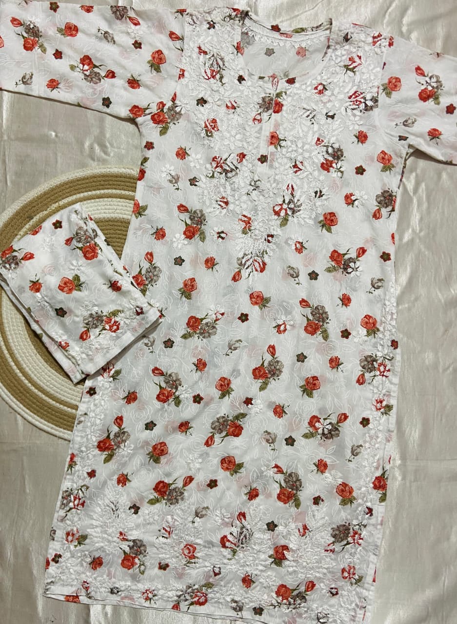 MUL MUL COTTON KURTA SET