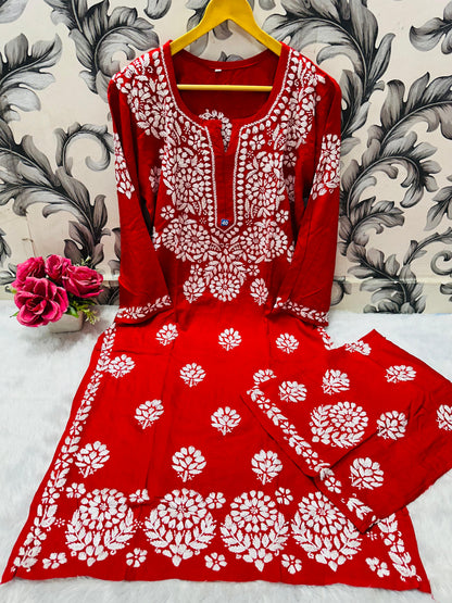 Rayon Kurti Plazo set