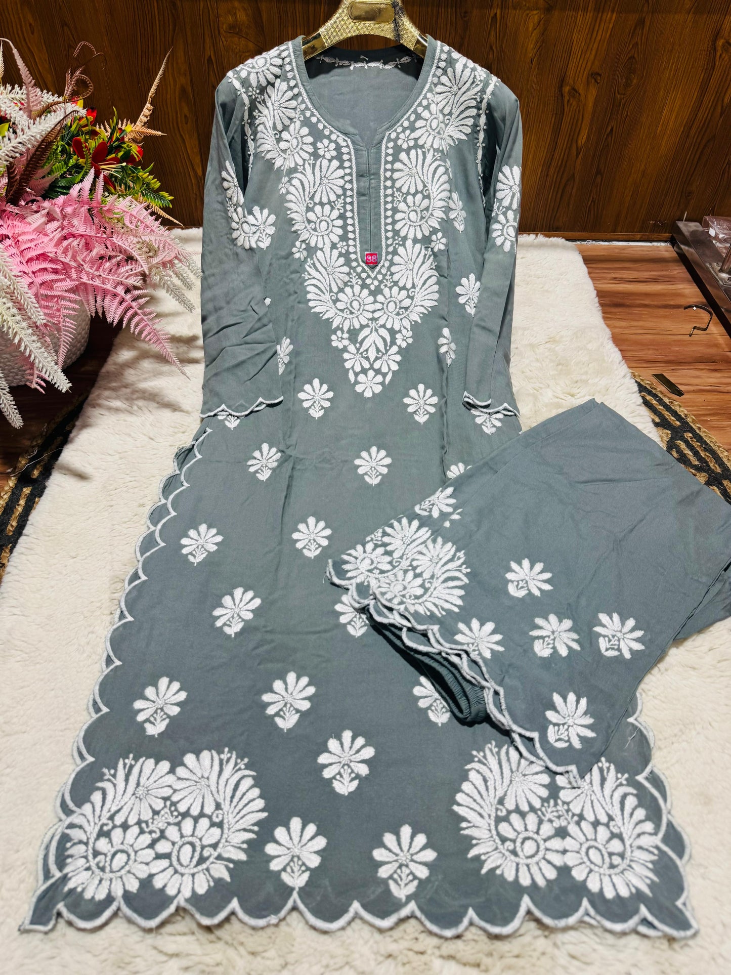 Rayon Kurti Set