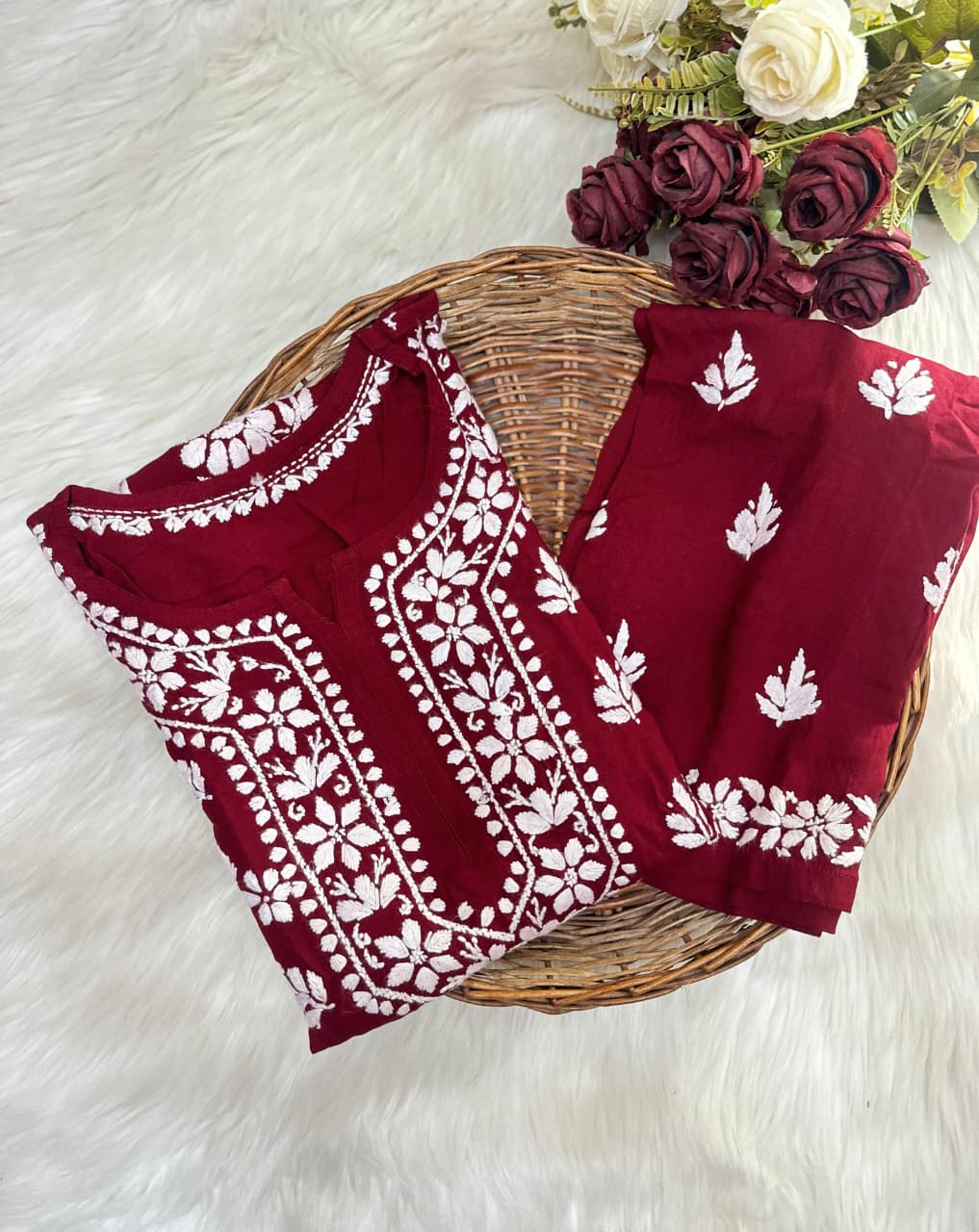 Rayon Kurti and Plazo set