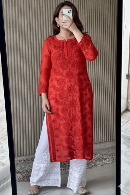 Viscose kurti and Plazo set.