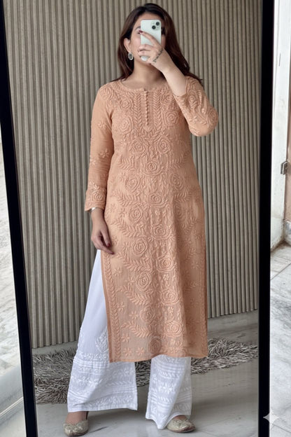Viscose kurti and Plazo set.