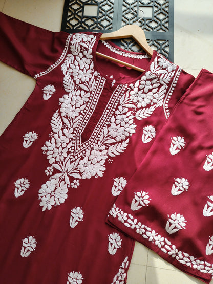 Premium Fine Chikankari rayon sets