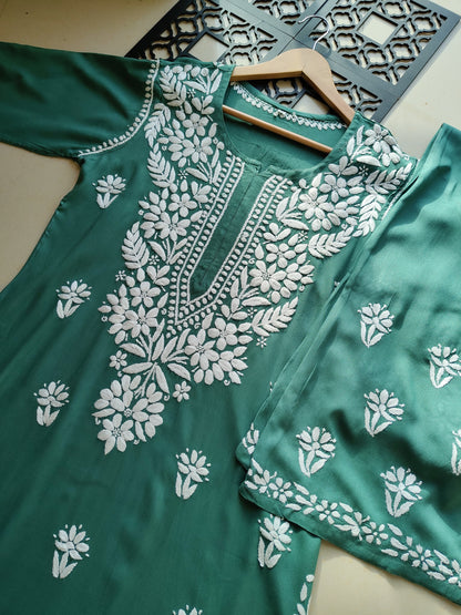 Premium Fine Chikankari rayon sets